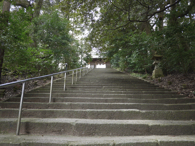 長浜神社　階段